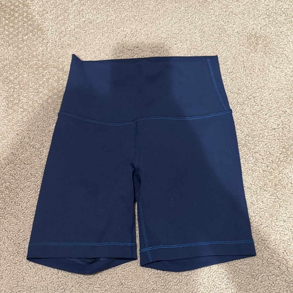 Lululemon Athletica Deep Blue Bike Shorts